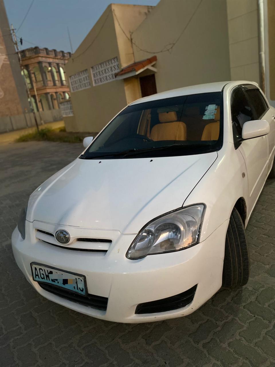 Vendo  🥳🎁   *_Toyota Runx_* •Lágrima 2005 • ⁠Motor 1.5cc •Relógio 💎 • ⁠Suspensão intacta  • ⁠Pneus Novos🛞 • ⁠Start a Chaves • Interior  Clean🫧 •Seguros & Inspeção ✅ ate 2027 • ⁠Aparelho (FM,AUX,CD,BT)   • Jantes especiais R15 • ⁠Vidros e espelhos electricos • *VALOR: 265.000 ⚠️NB: carro sem nenhum Problema mecânico   • Localização: *Beira