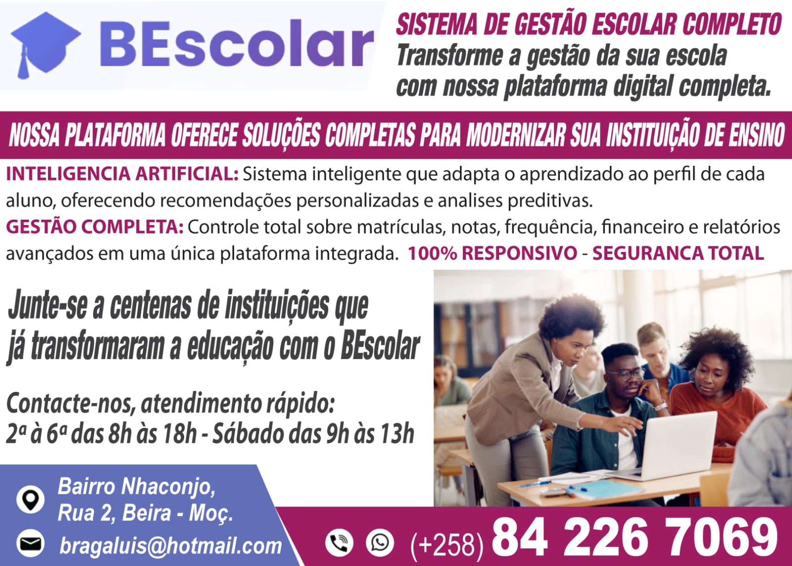 Sistema de Gestão Escolar(Bescolar)